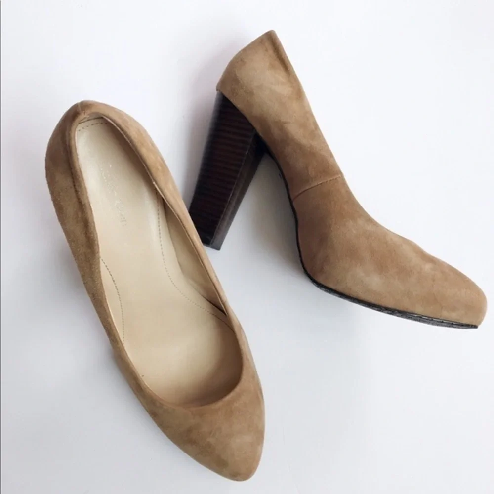 CALVIN KLEIN Platform Leather Pumps